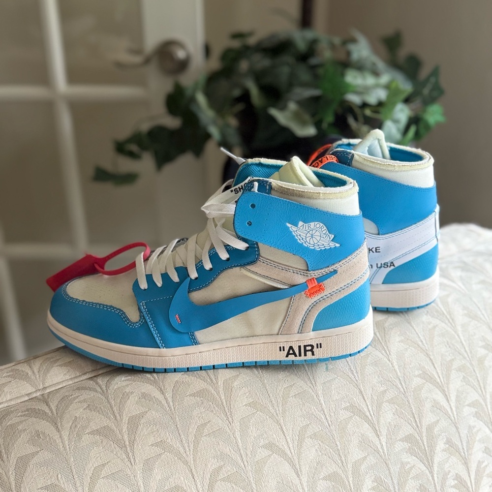 Jordan 1 Retro High (Off-White University Blue Reps)